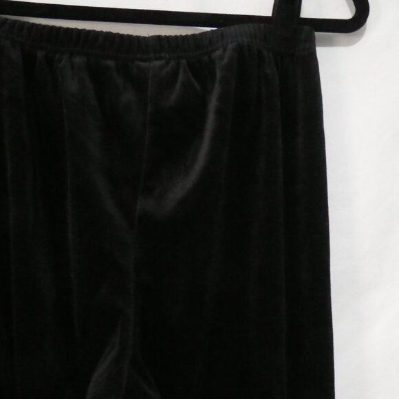 Unbranded | small | Black Velour Relaxed Fit Loungewear Pants - Picture 12 of 16